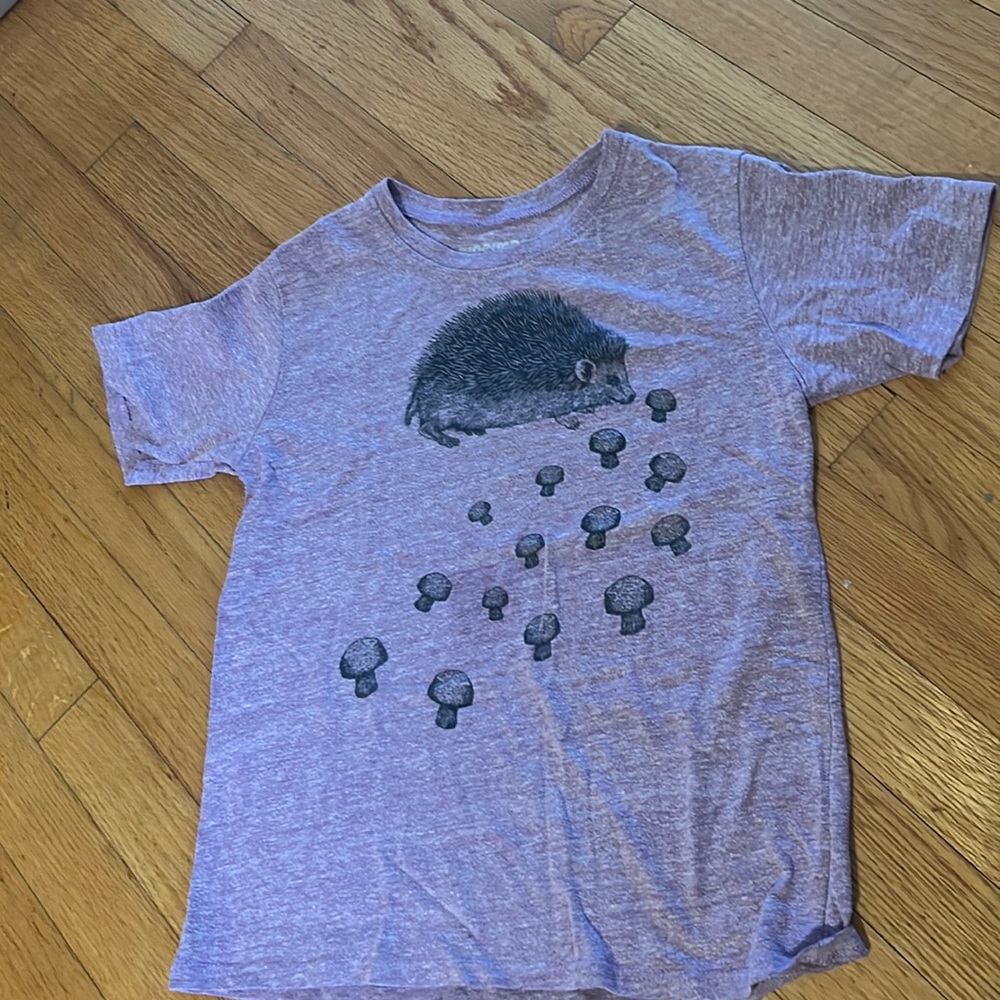Girls supermaggie hedgehog tshirt light purple